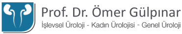 Prof. Dr. Ömer Gülpýnar | Ýþlevsel Üroloji | Genel Üroloji | Kadýn Ürolojisi